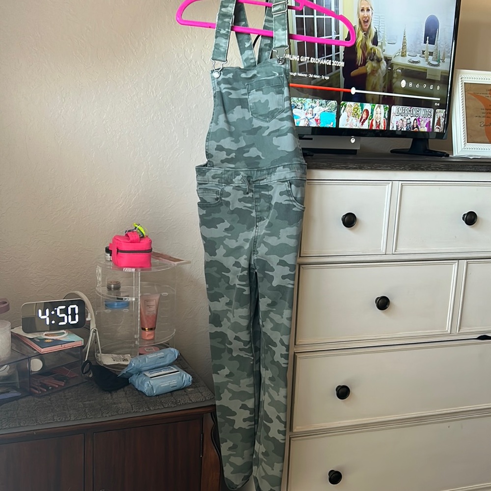 Camo overalls